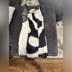 Authentic Vintage Roberto Cavalli midi multi color dress.